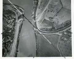 Air view of Gunnison Bridge