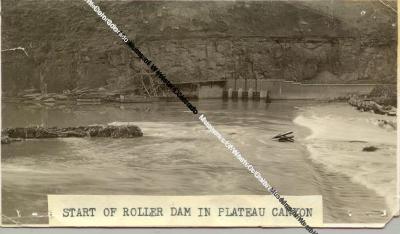 Roller Damn in Plateau Canyon