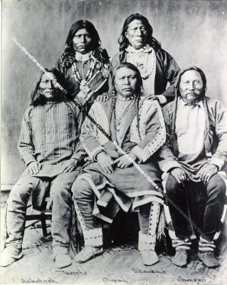 Five chiefs of the Uncompahgre Utes