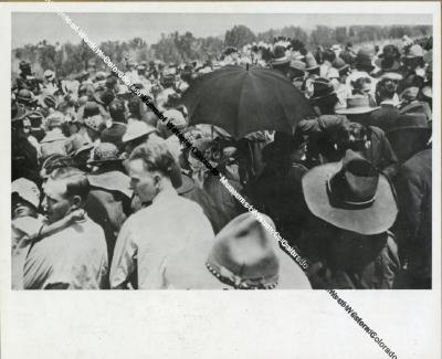 Crowd at Ouray's Reburial
