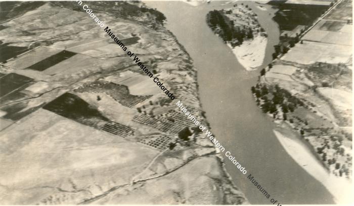 Aerial photo of the Colorado River