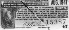 1947 railroad bond