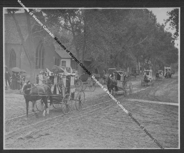 Rural Carriers in Parade, July 4, 1912