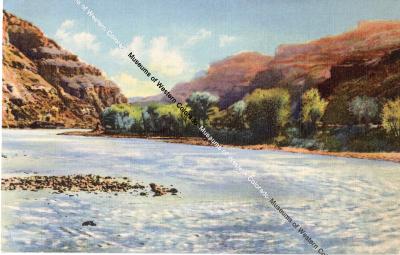 Colorado River Canon in Western Colorado