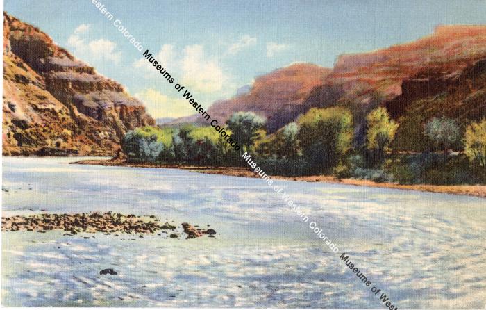 Colorado River Canon in Western Colorado