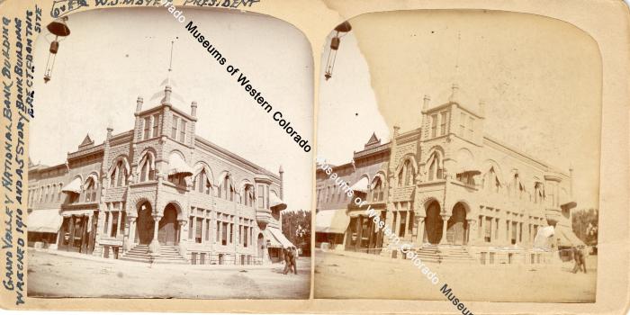 Stereograph of Grand Valley National Bank