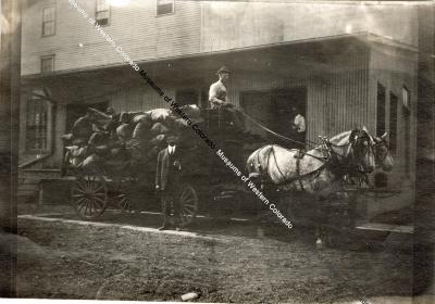 Load of Mail pulled by Horse