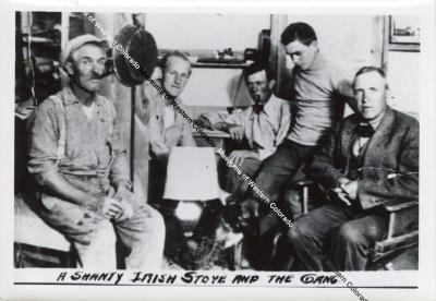 A Shanty Irish Stove and the Gang