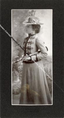 Unidentified Woman in Columbine Band Uniform