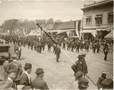 Parade in Front of Reed Building