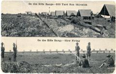 Postcard On the Rifle Range - 600 Yard Run Skirmish and Slow Firing