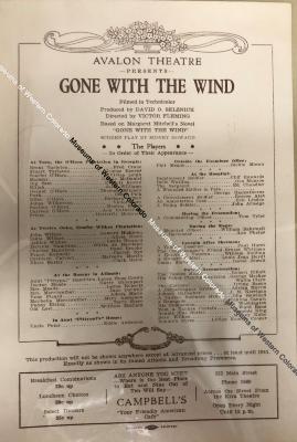 "Gone With the Wind" at the Avalon