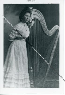 Black and white portrait of Agnes Cosgrove Barton