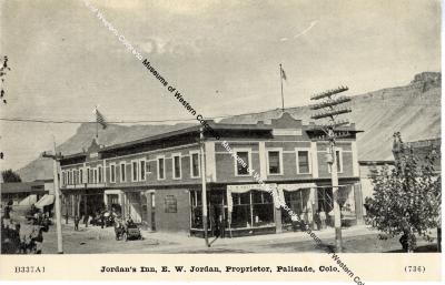 Postcard of Jordan's Inn, Palisade
