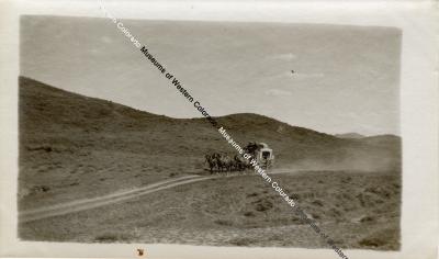 Stagecoach from Rifle to Meeker, 1908