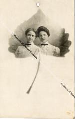 Portrait of Two Unidentified Women