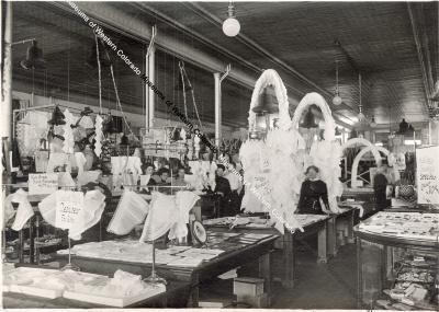 Photo and negative, Interior of the Fair Store