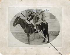 Young Girls on Horse, Mesa CO