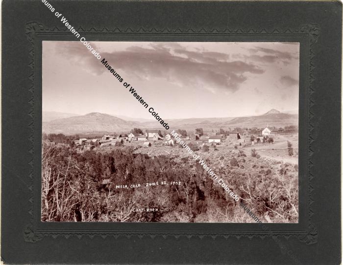 View of Mesa CO, June 22, 1908