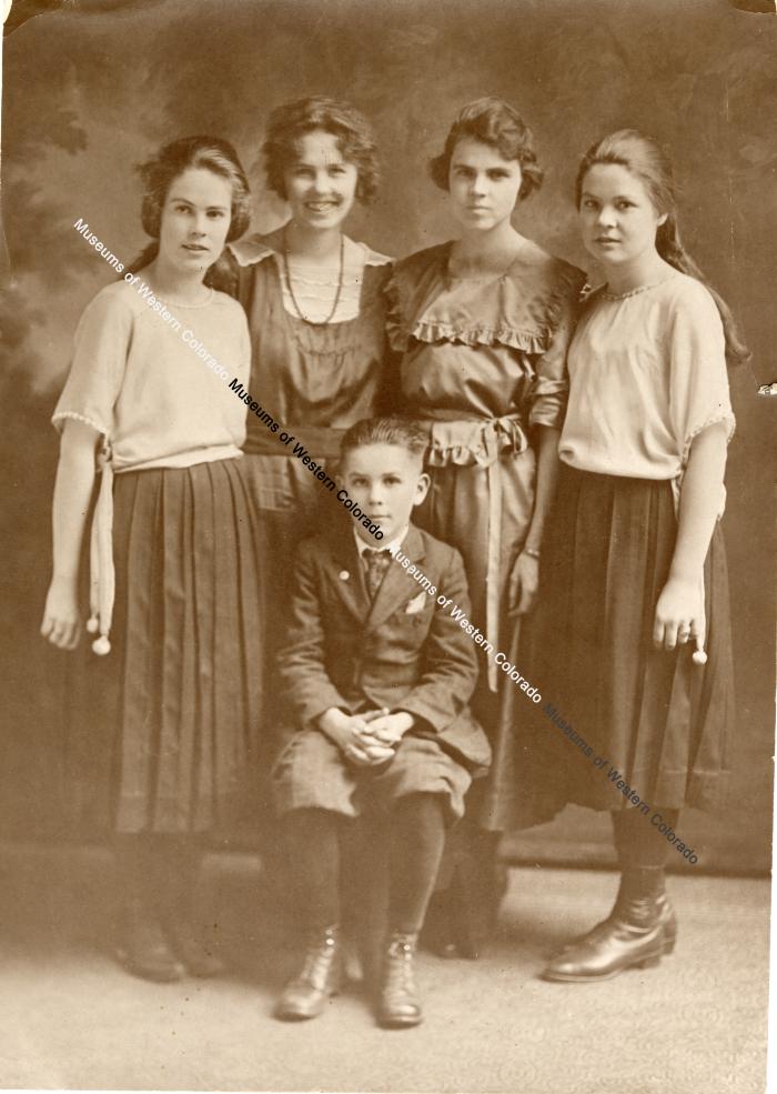 Four Ladies and a Boy