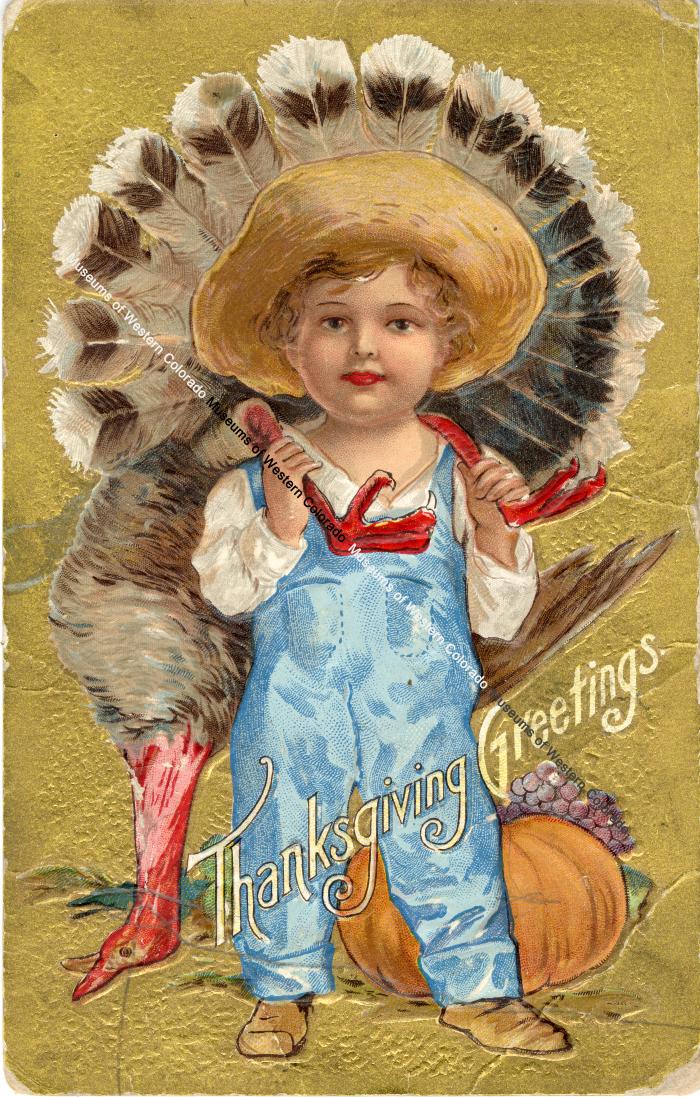 Thanksgiving Postcard to Donald Woolf