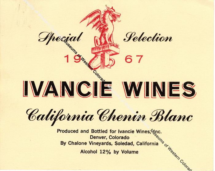 Ivancie Wines Card