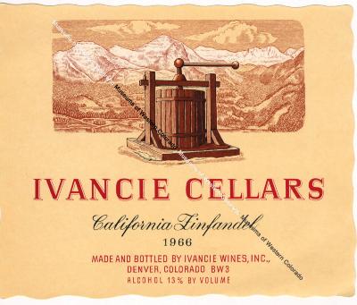 Ivancie Wine Label