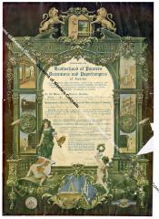 Charter for the Brotherhood of Painters, Decorators, and Paperhangers of America