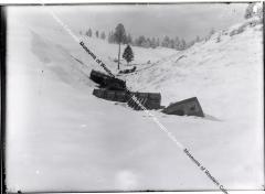 Uintah Train in Snow Wreck