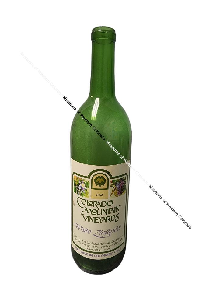 Colorado Mountain Vineyards Wine Bottle