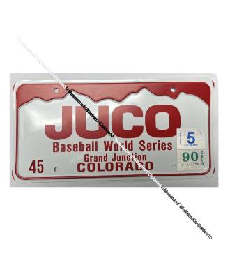 JUCO License Plate