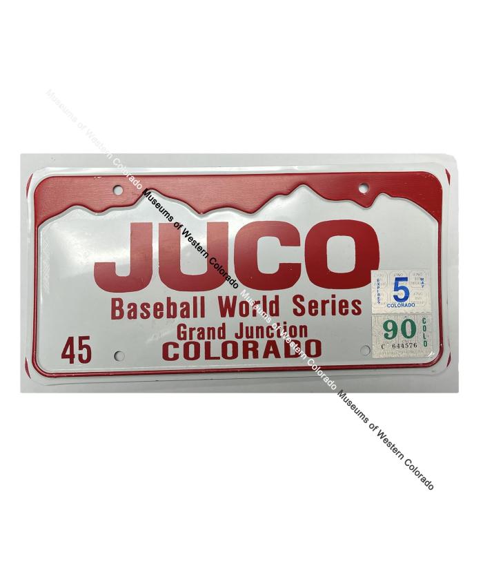 JUCO License Plate