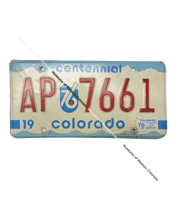 License Plates From Bicentennial