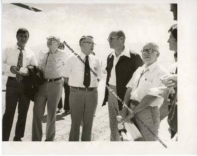 Wayne Aspinall with Gerald Ford