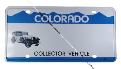 Tillie Bishop Collector Vehicle License Plate