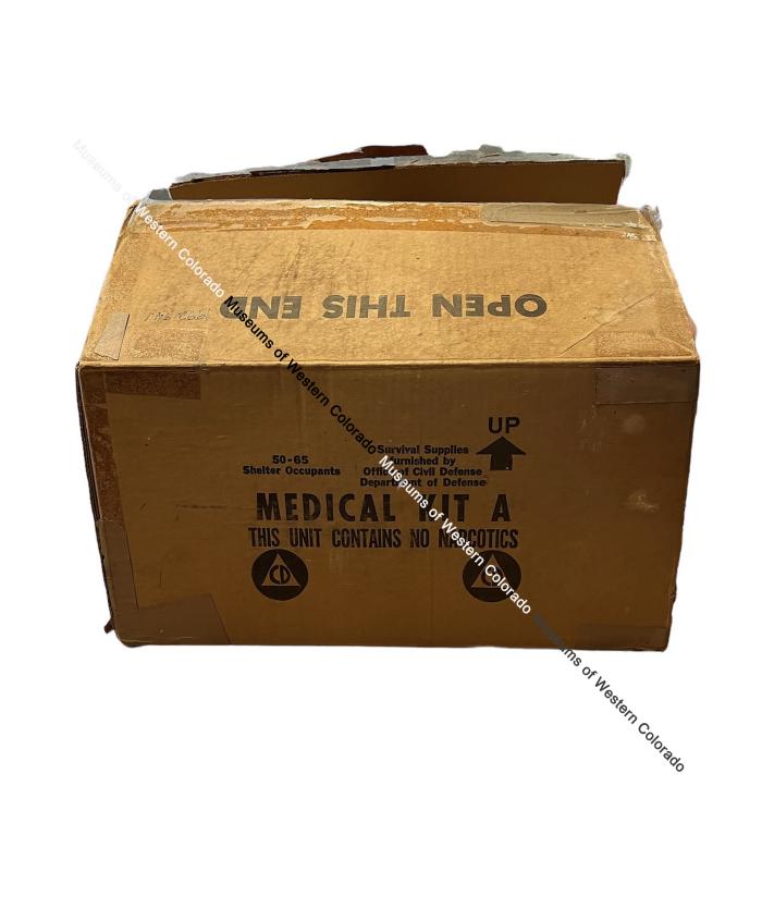 "Civil Defense Supplies" Fallout Shelter Medical Box