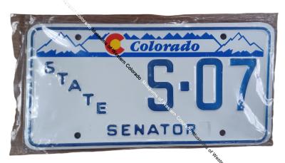 Tillie Bishop Senator License Plate