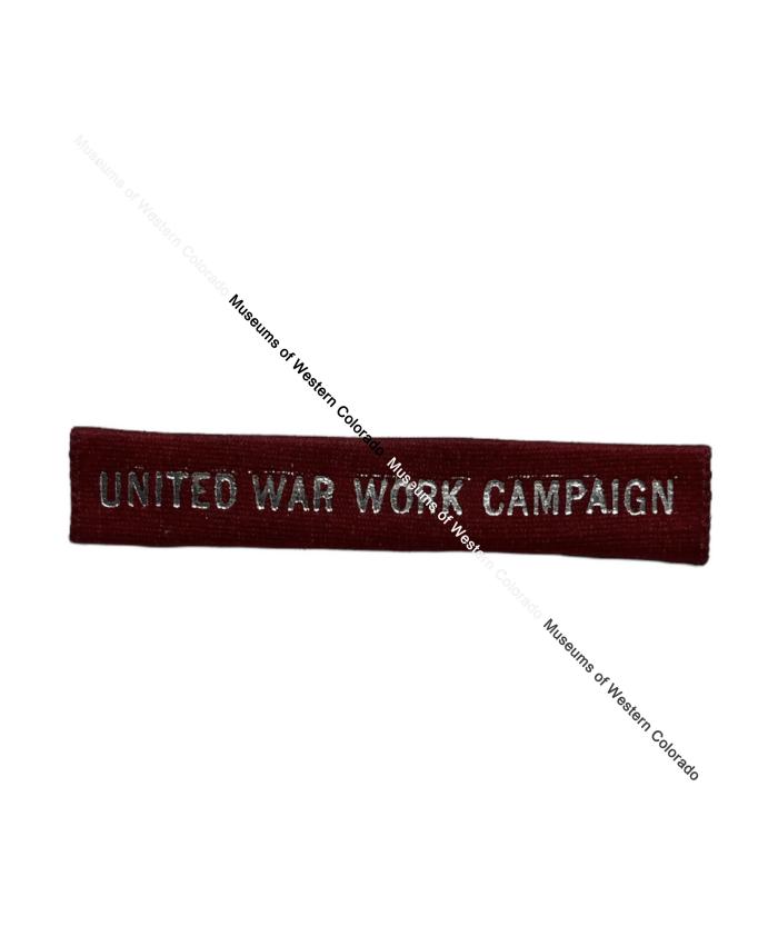 United War Work Campaign Pin
