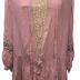 Pink Georgette dress and slip