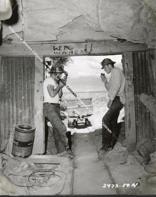 Young Miners on Break Photograph