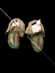 Beaded baby moccasins
