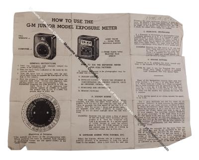 "How to Use the G-M Junior Model Exposure Meter"