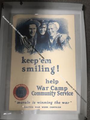 War Camp Community Service Poster
