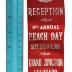 Front of 1981.55.4 - 1899 Peach Day ribbon