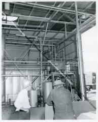 Inside new boiler house AEC Compound (26 Sep 1956)