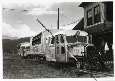 Photo of Rio Grande Southern Railroad depot at Ridgeway
