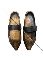 Pair of wooden clogs 