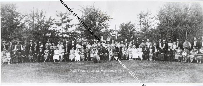 Photo of Pioneer Picnic, Lincoln Park (=B1918)