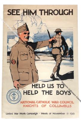 National Catholic War Council Poster WWI 