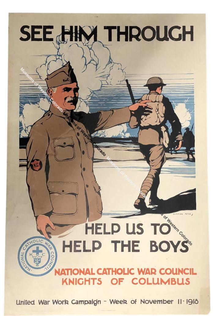 National Catholic War Council Poster WWI